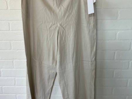 Tan Pants Linen J. Jill, Size 16 Online now