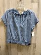 Blue Top Short Sleeve Cloth & Stone, Size S Cheap