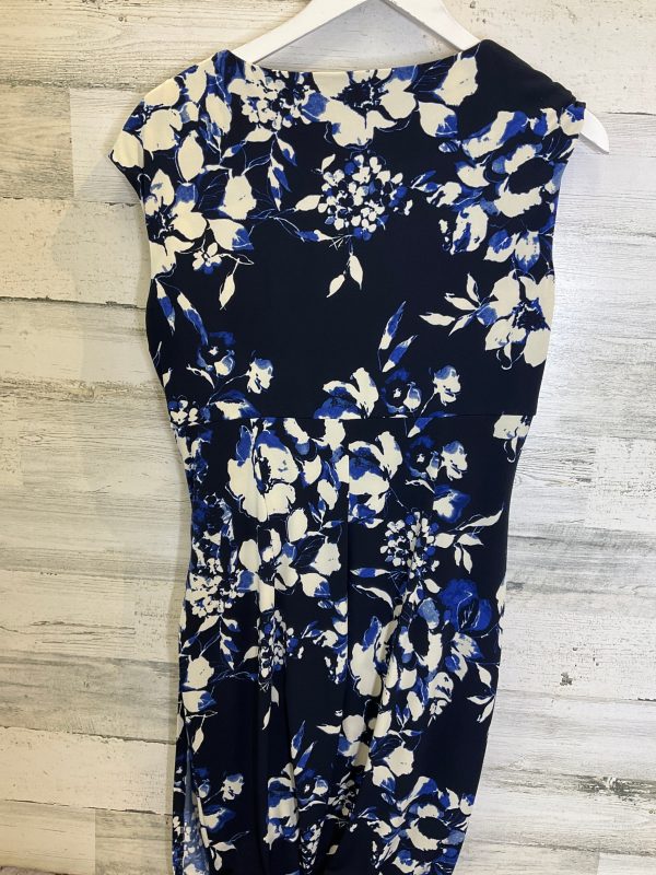 Blue Dress Casual Midi Ralph Lauren, Size M Online now