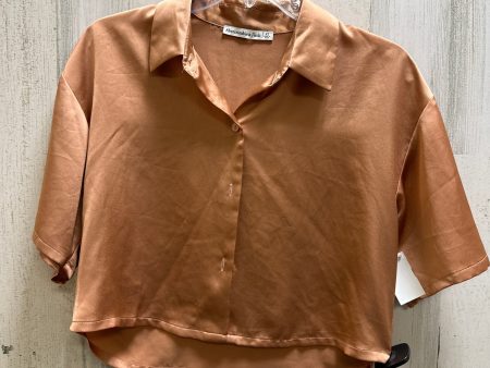 Orange Top Short Sleeve Abercrombie And Fitch, Size Xs Online now