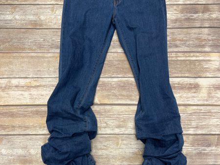 Blue Denim Jeans Wide Leg Cme, Size Xl For Sale