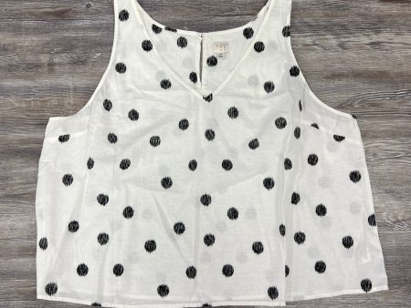 Black & White Top Sleeveless A New Day, Size 2x Online