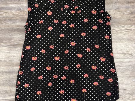 Black Top Short Sleeve Pleione, Size Xs Fashion