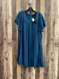 Blue Dress Casual Midi Torrid, Size 3 Fashion