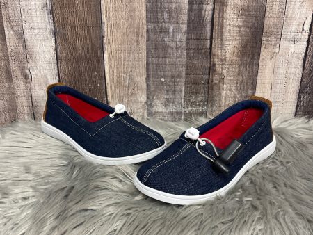 Navy Shoes Sneakers Sas, Size 6.5 Hot on Sale