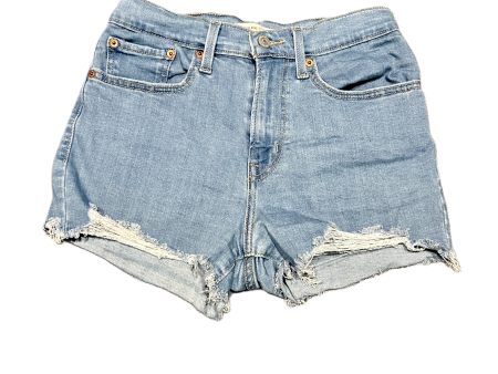 Blue Denim Shorts By Levis, Size: 4 For Discount