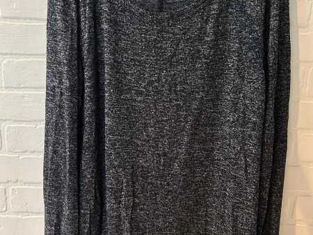 Black Top Long Sleeve Basic Cuddl Duds, Size L Online Hot Sale