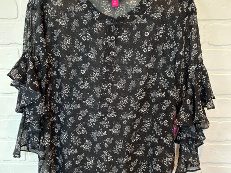 Black & White Top 3 4 Sleeve Vince Camuto, Size Xs Supply