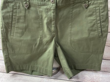 Green Shorts Talbots, Size 4 Online now