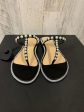 Black Sandals Flats Badgley Mischka, Size 7 For Cheap