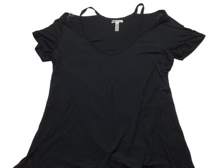 Black Top Short Sleeve Pink, Size S Online Sale