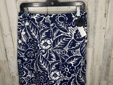 Blue & White Skirt Mini & Short Talbots, Size 4 For Cheap