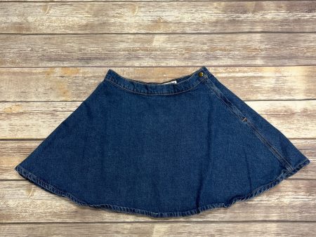 Blue Denim Skirt Mini & Short American Apparel, Size S For Cheap