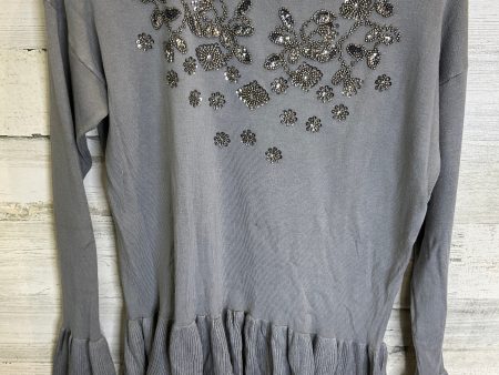 Grey Top Long Sleeve Clothes Mentor, Size S Supply