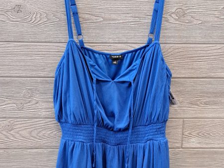 Blue Dress Casual Short Torrid, Size 1x Supply