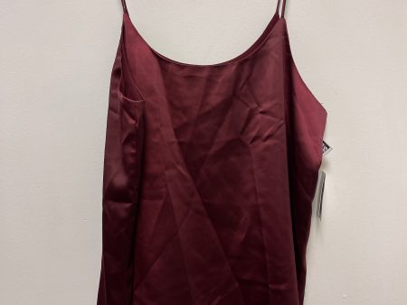 Red Top Sleeveless Bar Iii, Size M Online Hot Sale