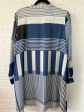 Blue & White Dress Work Loft, Size M For Sale