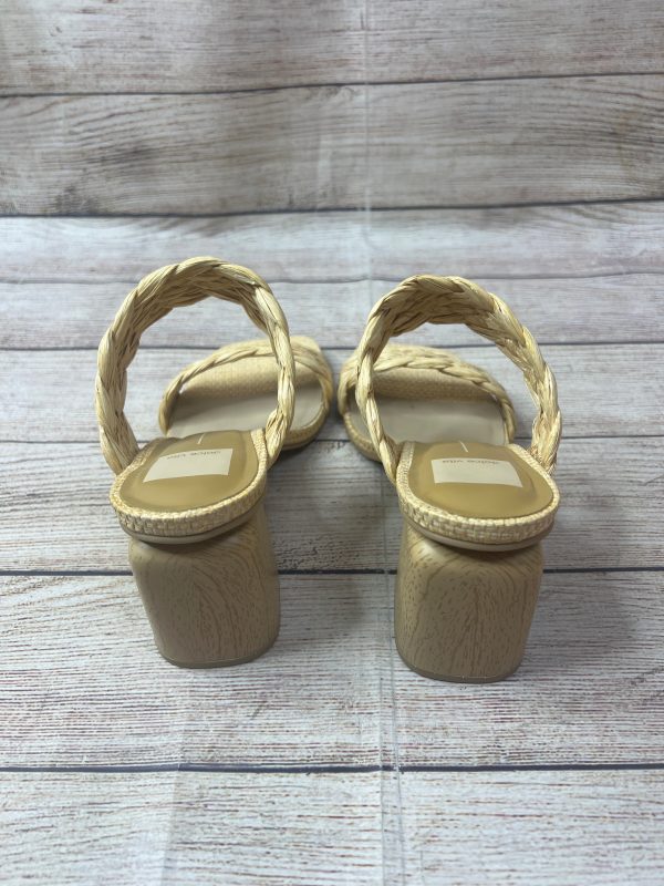 Beige Sandals Heels Block Dolce Vita, Size 8 For Sale