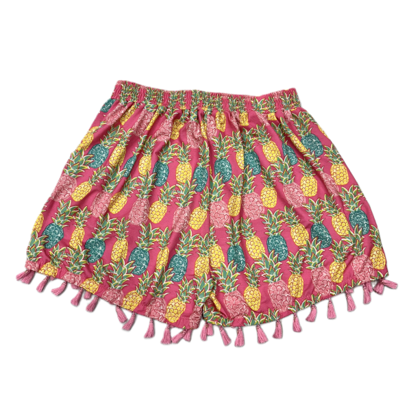 Pink & Yellow Shorts By Simply Southern, Size: L on Sale