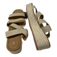 Beige Sandals Heels Platform Cmc, Size 9.5 Discount