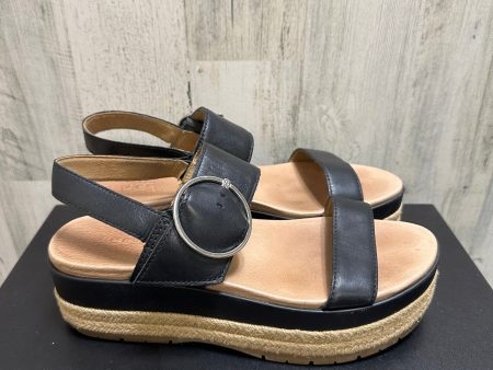 Black Sandals Heels Block Ugg, Size 9 Supply