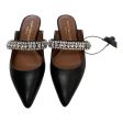 Black & Silver Shoes Flats Kurt Geiger London, Size 5.5 on Sale