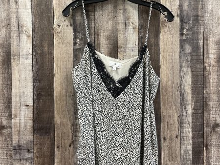 Animal Print Top Sleeveless Socialite, Size L Sale