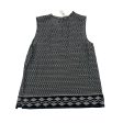 BLACK & WHITE TOP SLEEVELESS by TALBOTS Size:M Online Hot Sale