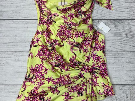 Yellow Top Sleeveless Cinq A Sept Size 24 on Sale