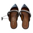 Black & Silver Shoes Flats Kurt Geiger London, Size 5.5 on Sale