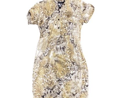 Animal Print Dress Casual Midi Muse, Size 6 Online Hot Sale