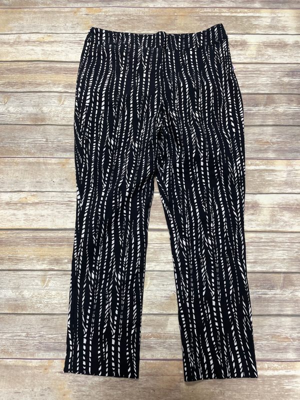 Black & White Pants Dress Cme, Size 16 Hot on Sale