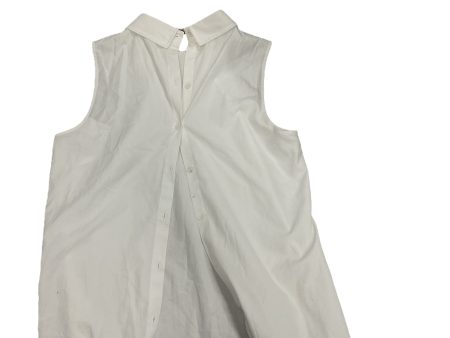 White Top Sleeveless Theory, Size L For Discount