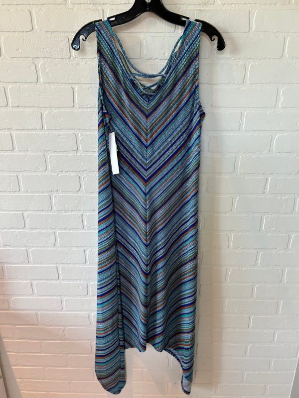 Blue Dress Casual Midi Apt 9, Size M on Sale