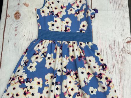 Blue Dress Casual Midi Clothes Mentor, Size S Online Hot Sale