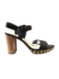 Black Sandals Heels Block Liz Claiborne, Size 6 Discount