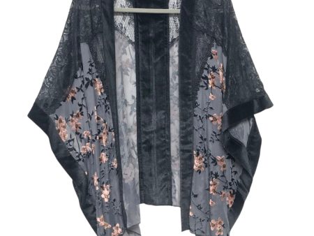 Black Kimono Pol, Size M Hot on Sale