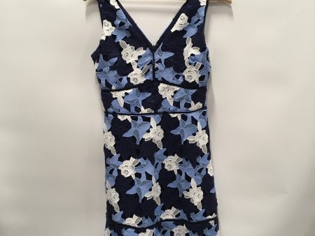 Blue Dress Party Midi Vineyard Vines, Size 4 Online Hot Sale