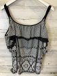 Black & White Top Sleeveless White House Black Market, Size Xs For Discount