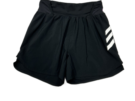 Black Athletic Shorts By Adidas, Size: S Discount