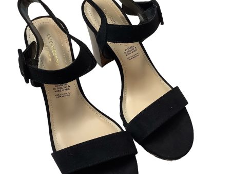 Black Sandals Heels Block Liz Claiborne, Size 6 Discount