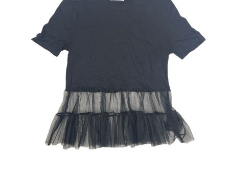 Black Top Short Sleeve Zara, Size S Supply