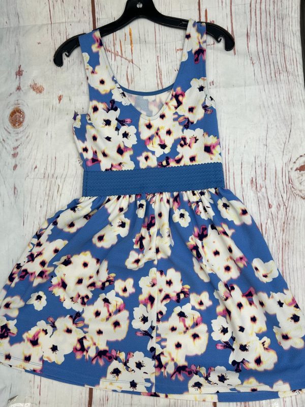 Blue Dress Casual Midi Clothes Mentor, Size S Online Hot Sale