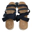 Black Sandals Heels Platform Cmc, Size 9.5 For Discount