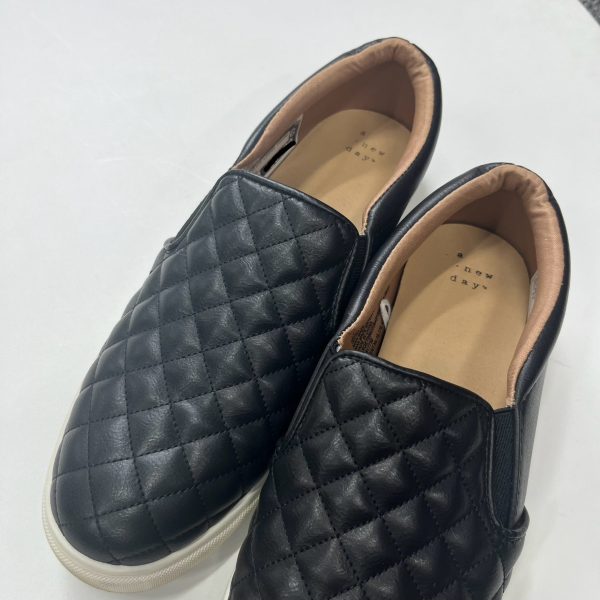 Black Shoes Flats Loafer Oxford A New Day, Size 11 Hot on Sale