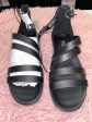 Black Sandals Flats Ana, Size 6 Online Sale