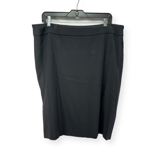 Black Skirt Designer Armani Collezoni, Size 14 on Sale