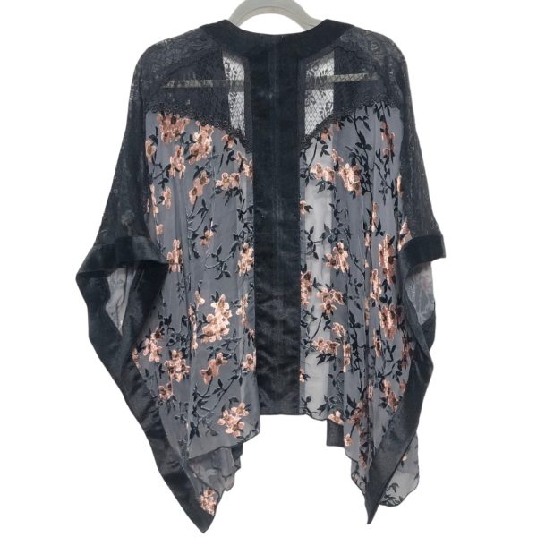 Black Kimono Pol, Size M Hot on Sale