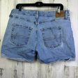 Blue Denim Shorts Levis, Size 12 For Sale