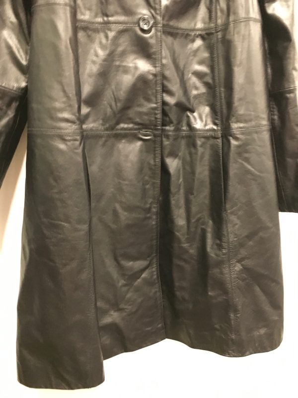 Black Jacket Leather Jessica London, Size 22 Cheap